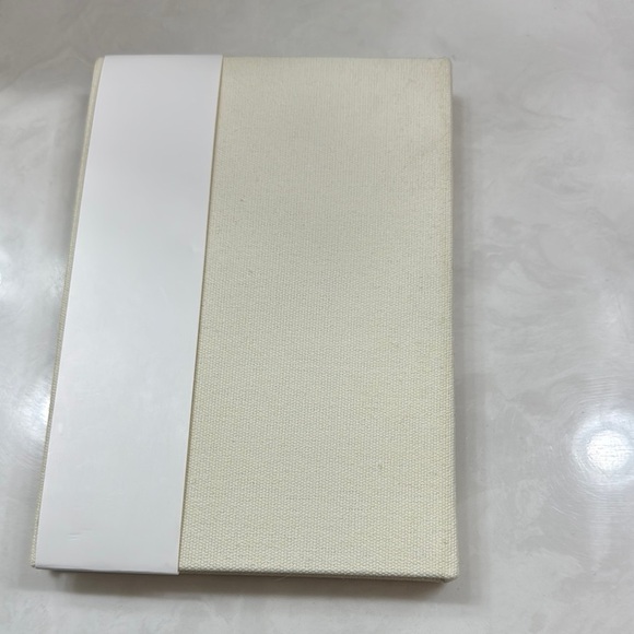 Molly & Rex Canvas Covered Lined Notebook with Crotchet Butterfly Cover - Picture 4 of 5